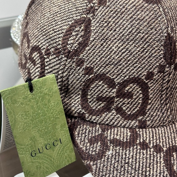 💯😍❤️ New Model 2024 GUCCI GG UNISEX ANTONIO WOOL BASEBALL CAP - Picture 12 of 16